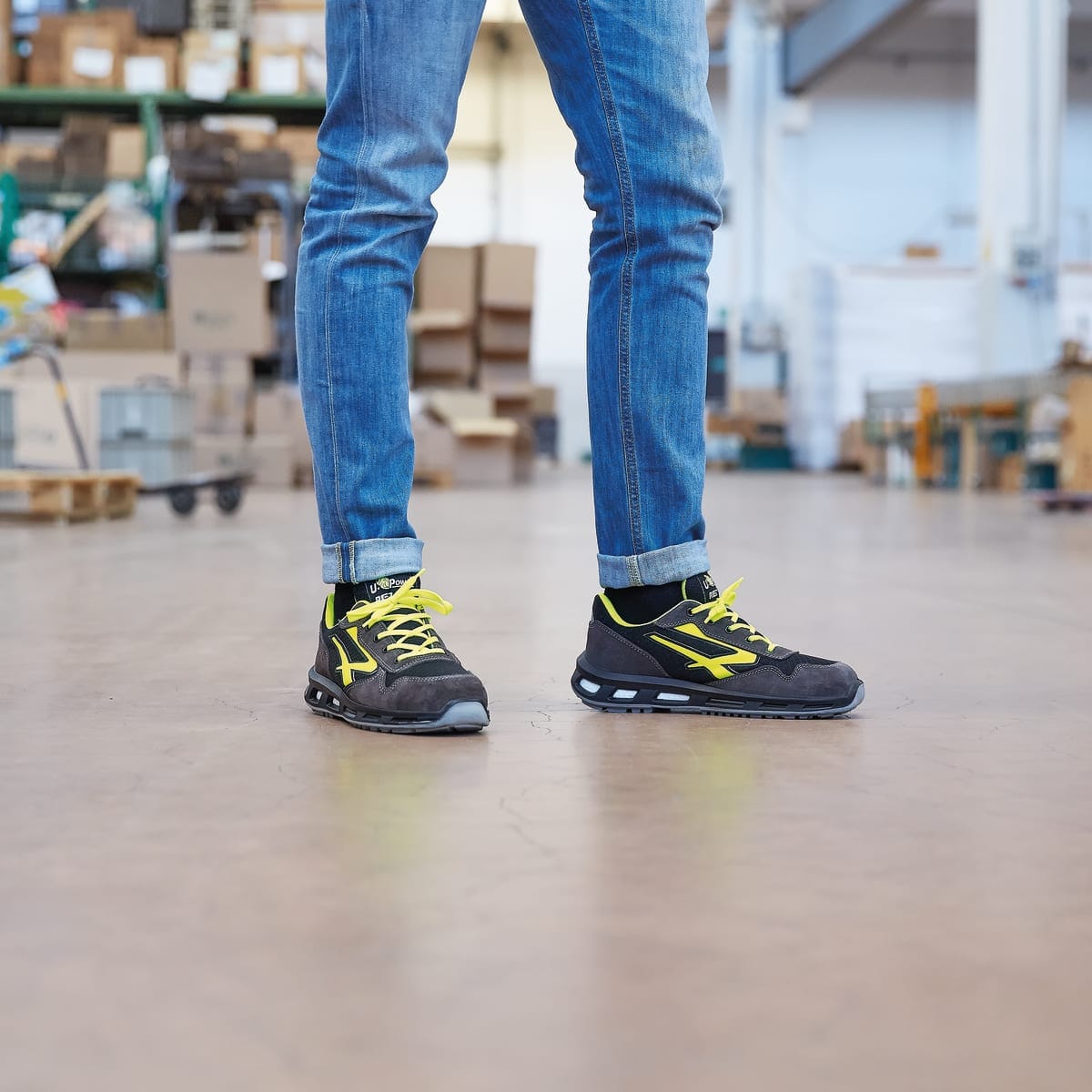 Bricocenter SCARPA ANTINFORTUNISTICA N.46 YELLOW U-POWER S1P