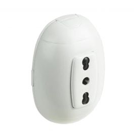 SOCKET 10/16A OVAL WHITE