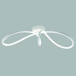 CEILING LAMP RUBY METAL WHITE 80X27CM LED 40W NATURAL LIGHT