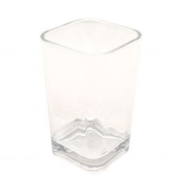 CLAIRE SENSEA TRANSPARENT PLASTIC TOOTHBRUSH HOLDER