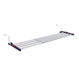 BALCONY CLOTHESLINE 2.2 TO 4.2M DRYING QUARTETT 42 EXTENDABLE ALUMINIUM