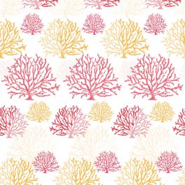 CORAL SHOWER CURTAIN W 180, H 200 CM VINYL