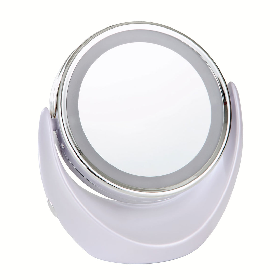 MAGNIFYING MIRROR WITH WHITE LED