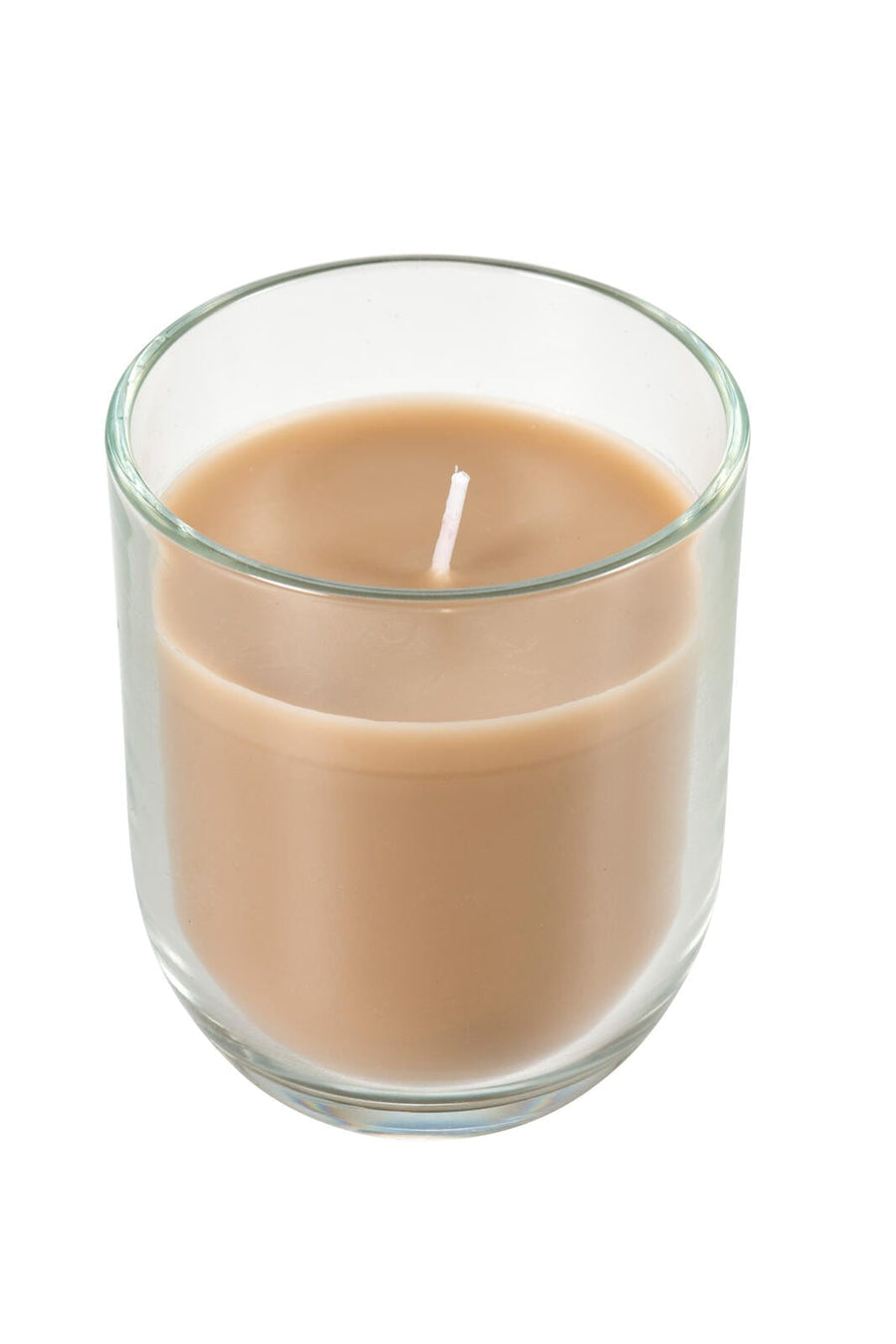 Casa FLAM Candle 3 colors grey, brown, orange, H 8 cm - Ø 7 cm