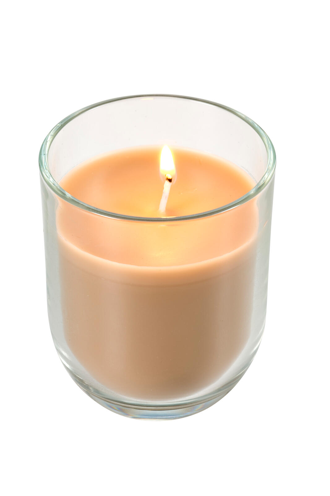 FLAM Candle, beige, H 8 cm - Ø 7 cm - best price from Maltashopper.com CS674940-GREY