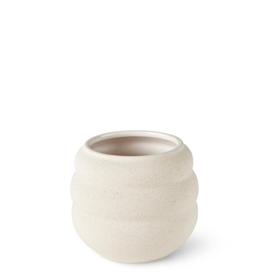 Casa ELBA Flowerpot sand, H 12,4 cm - Ø 11,5 cm