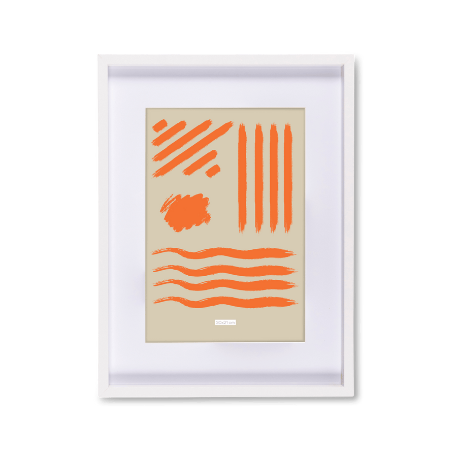 Casa ARTY PHOTO FRAME 30X21CM WHIT
