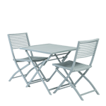 Casa JESSE Green table, H 66 x W 70 x L 70 cm