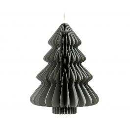 GRAY PAPER TREE WITH GOLD GLITTER 2