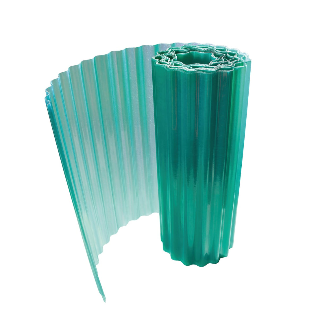 CORRUGATED POLYESTER ROLL 1.5X5MT GREEN