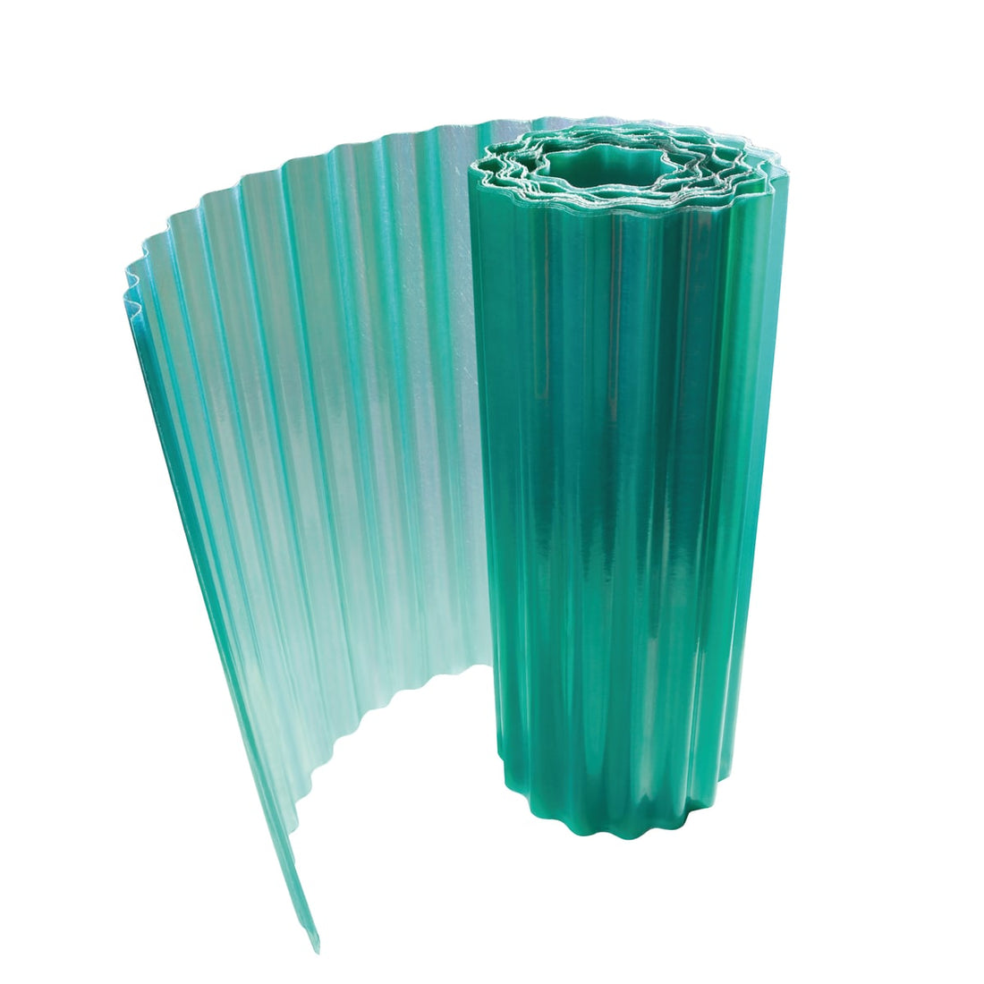 Polyester corrugated roll 2x5 m green