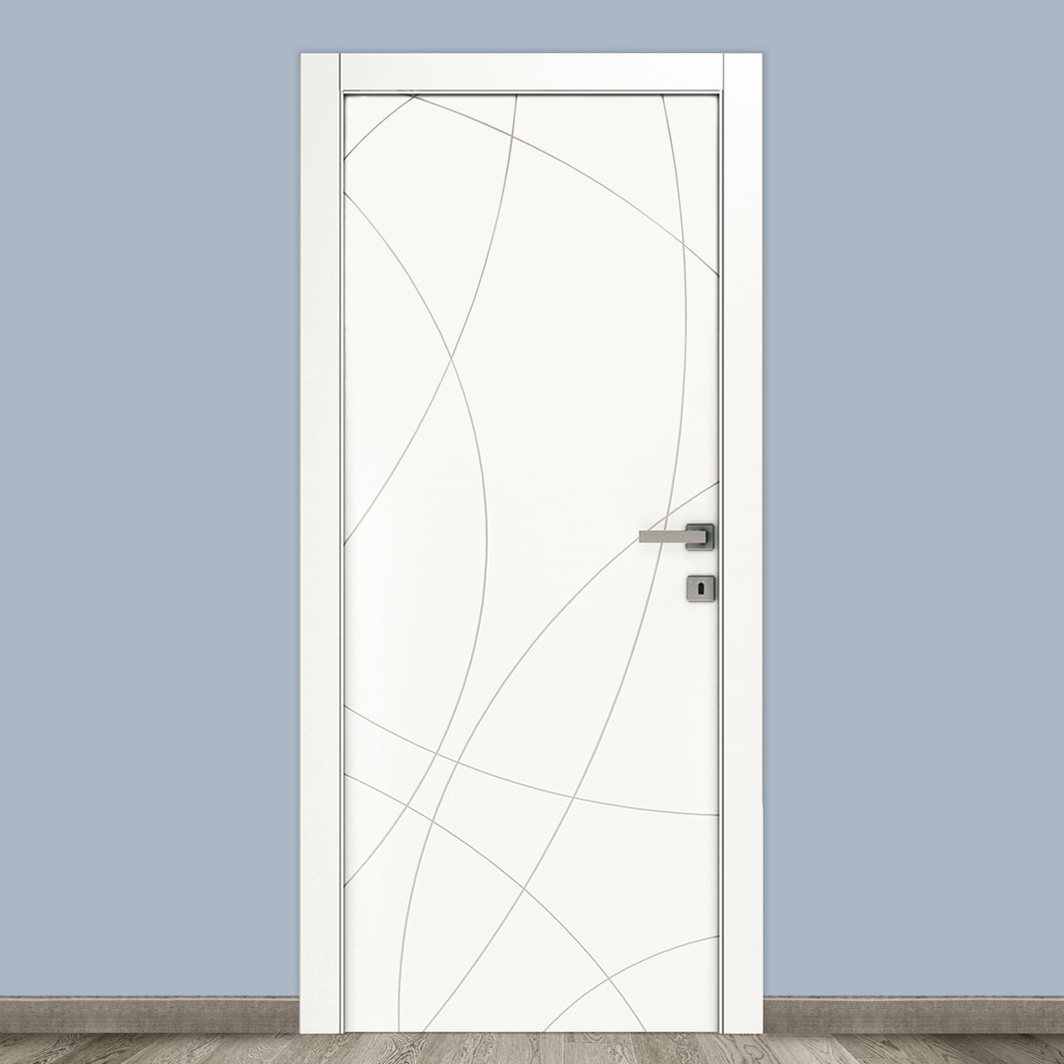 SIGN REV WHITE LACQUERED DOOR 70 X 210
