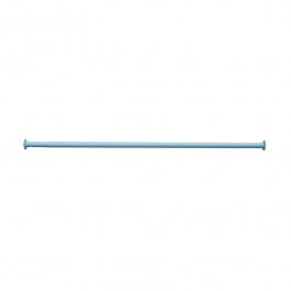 SHOWER CURTAIN ROD EXTENDABLE 1-SIDED L 70-120 CM WHITE