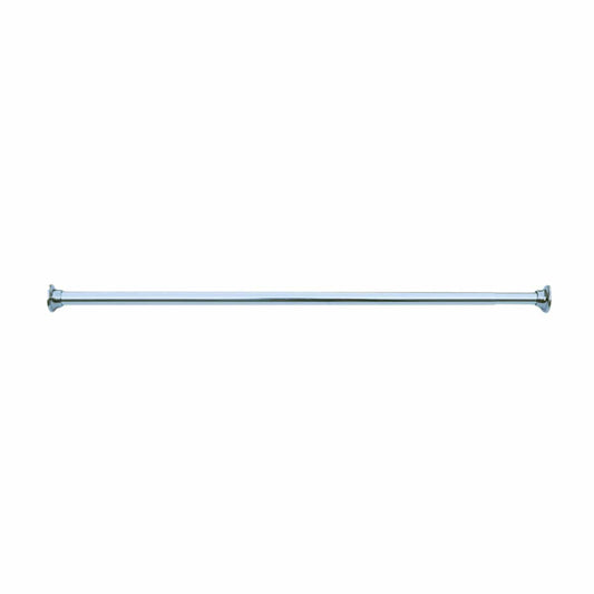Bricocenter SHOWER CURTAIN ROD EXTENDABLE 1 SIDE L 75-135 CM CHROME