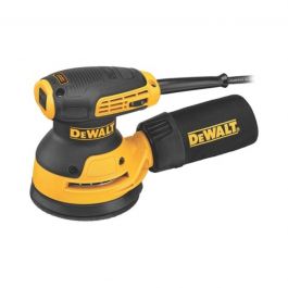 DEWALT 280W RANDOM ORBITAL SANDER, DIAM.125MM, WITH DUST EXTRACTION