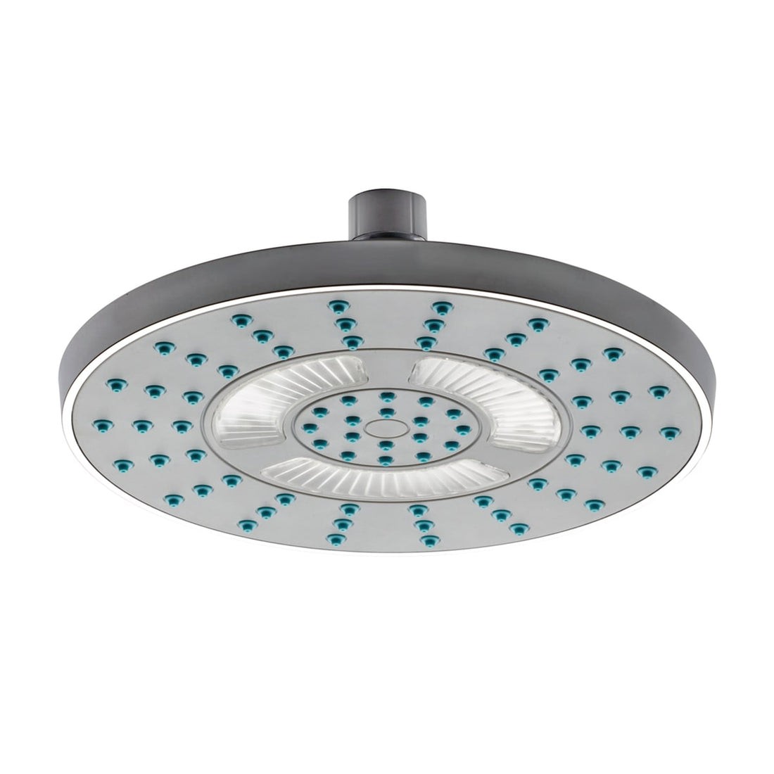 ABS SHOWER HEAD WITH LUX LED D.20 CM