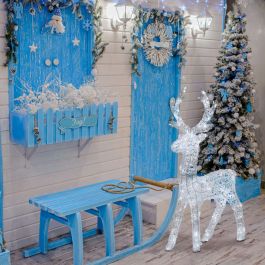 bright reindeer 200 led white light h95 cm for outdoor ip44