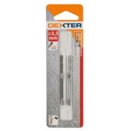DEXTER METAL DRILL BIT DIAM 3.3MM. LUN