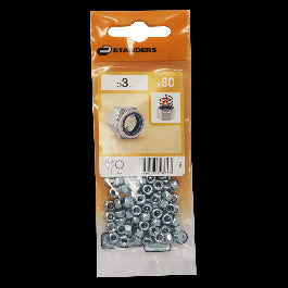3 MM STEEL SELF-LOCKING NUT. 80 P