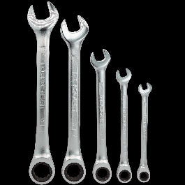 DEXTER COMBINATION SPANNER SET 5 WITH RATCHET