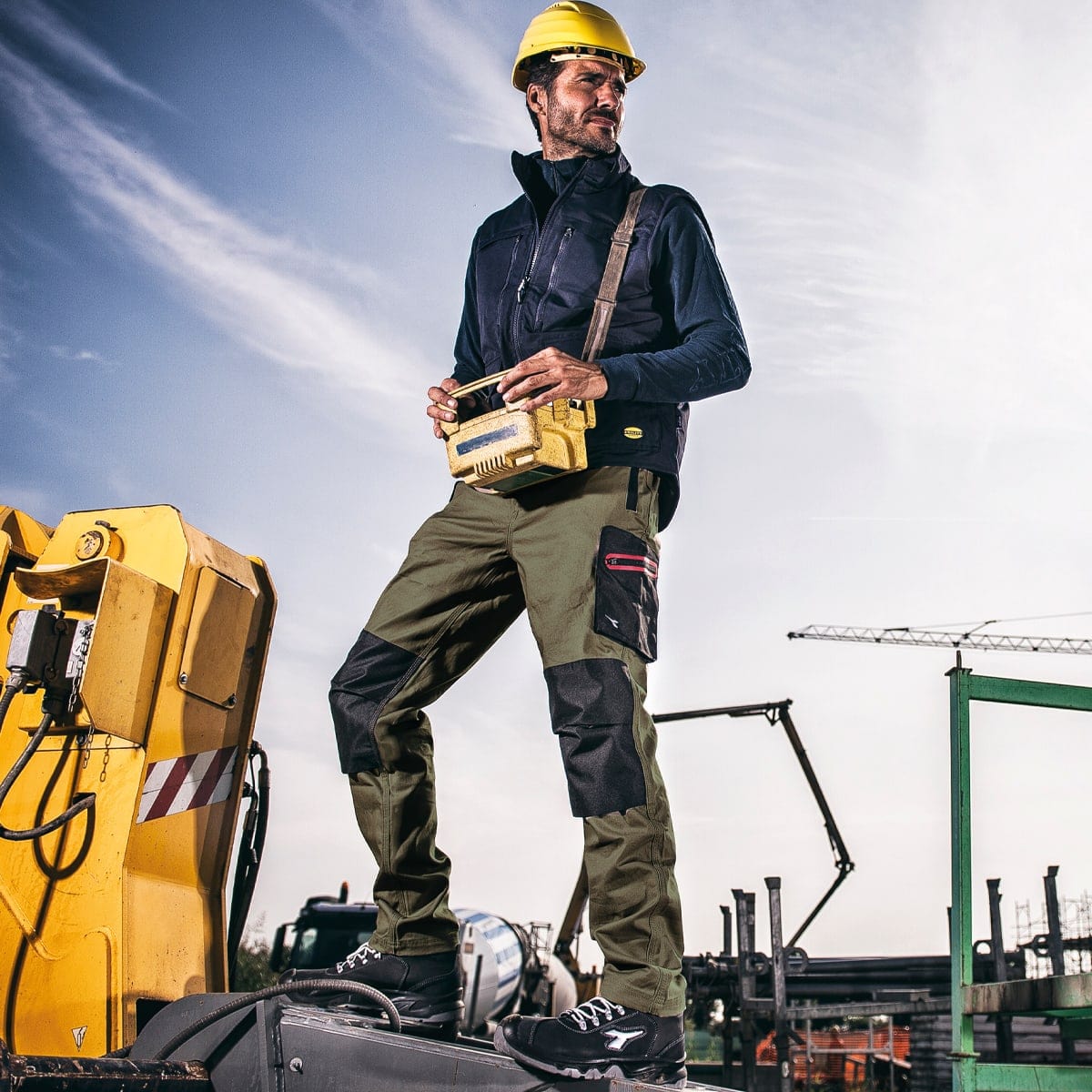 Bricocenter DIADORA UTILITY STRETCH PERFORMANCE PANTS GREEN TG. L