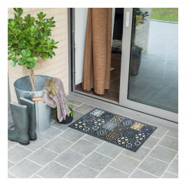 FLOMAT DOORMAT 40X70 CM RUBBER