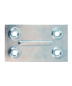 4 PLATES 37X37 F. ZINC WITH BLISTER