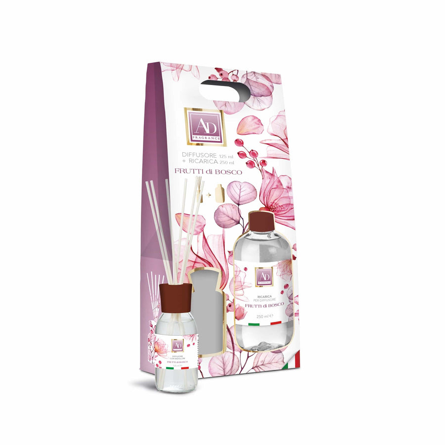 Bricocenter GIFT BOX DIFFUSER 125ML+RICAR 250ML ASSORTED FRAGRANCES