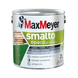 POLYURETHANE WATER-BASED MATT BLACK ENAMEL 2 L