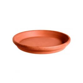 TERRACOTTA SAUCER DIAMETER 25XH3.7 CM FIRED