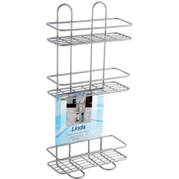 LINDA SHOWER ORGANIZER FOR DUALF WALL