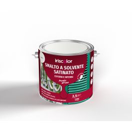 IRIS COLOUR SATIN GREEN SOLVENT ENAMEL 2.5 LTR