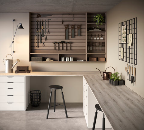 Pannello melaminico riva 184x60cm spessore 16mm effetto legno