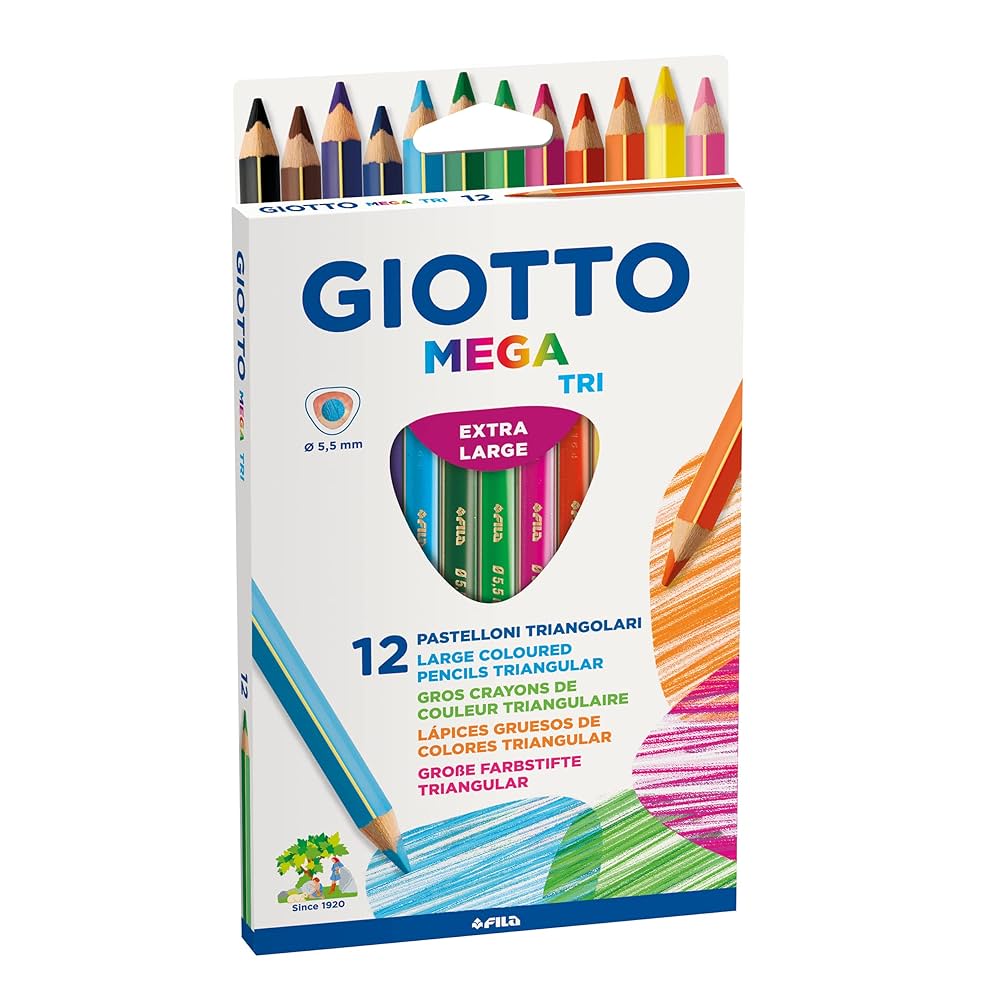 12 COLORS GIOTTO STILNOVO TRIANGULAR TIP