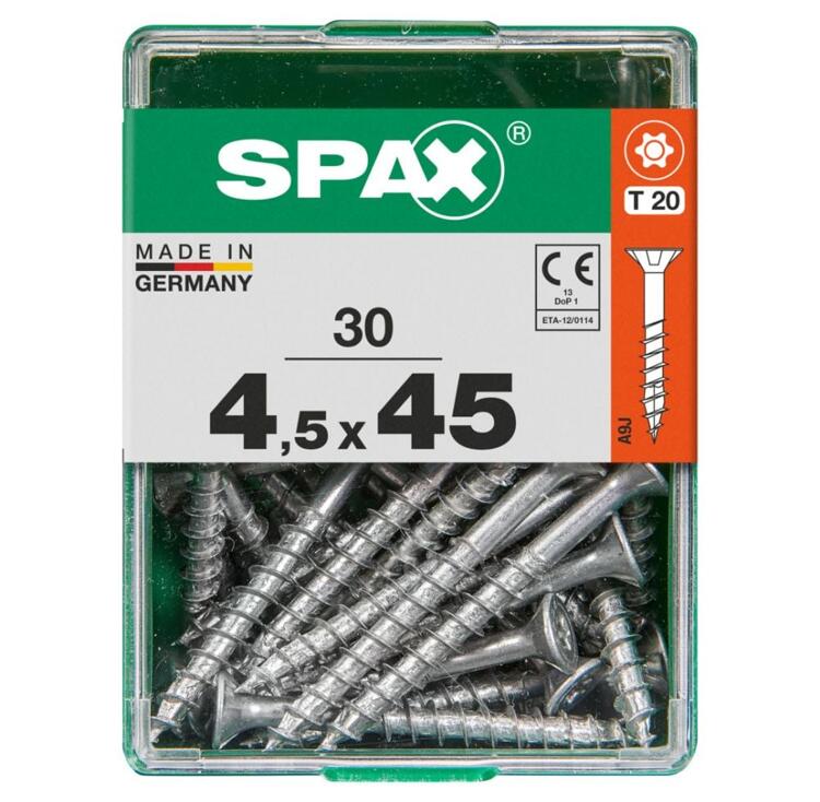 SPAX TSP T-STAR PLUS WIROX 4.5X45 M 30 P