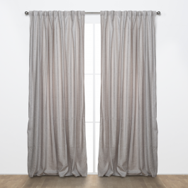 CAROL MOON OPAQUE CURTAIN 200X280 CM WEBBING AND CONCEALED HANGING LOOP