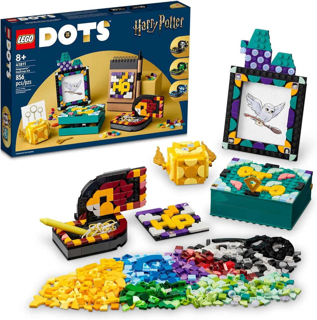 LEGO DOTS Hogwarts Desktop Kit - best price from Maltashopper.com 41811