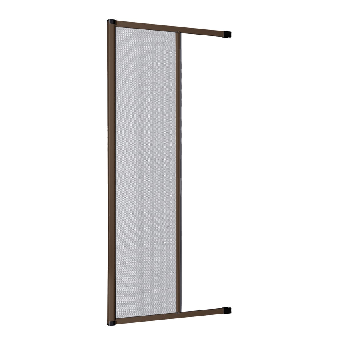 MOSQUITO SCREEN IN BROWN HORIZONTAL KIT WITH SCREWS+CLUTCH 160X250 CM