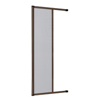 MOSQUITO SCREEN IN BROWN HORIZONTAL KIT WITH SCREWS+CLUTCH 160X250 CM