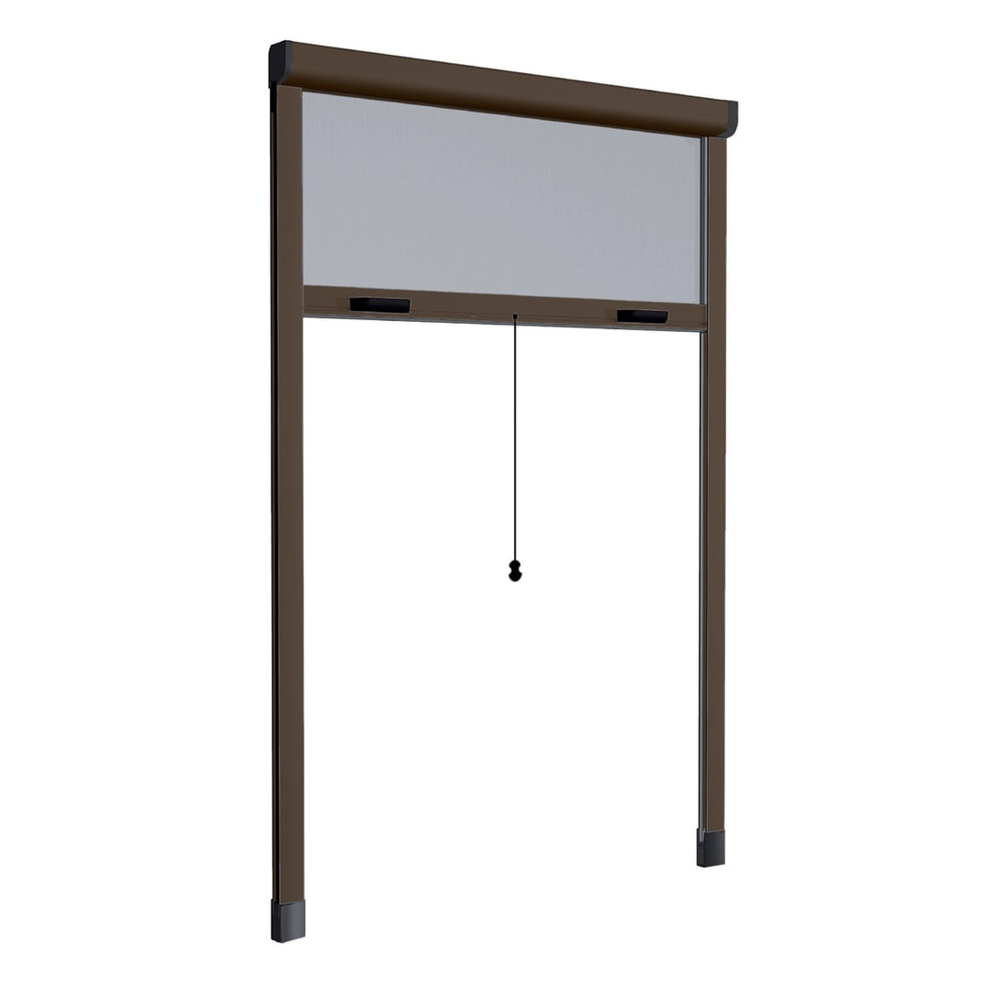 MOSQUITO SCREEN IN BROWN VERTICAL KIT WITH SCREWS+CLUTCH 160X170 CM