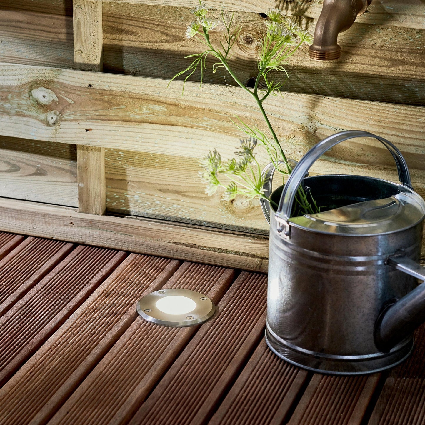 TAVANI GREY ALUMINIUM RECESSED SPOTLIGHT D9 H7.6 CM LED 3W NATURAL LIGHT IP67