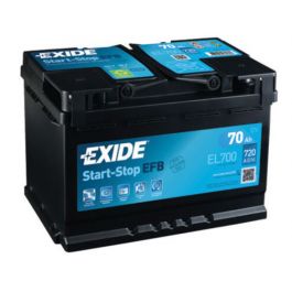EXIDE EFB 70 AH START/STOP CUE CAR BATTERY 760
