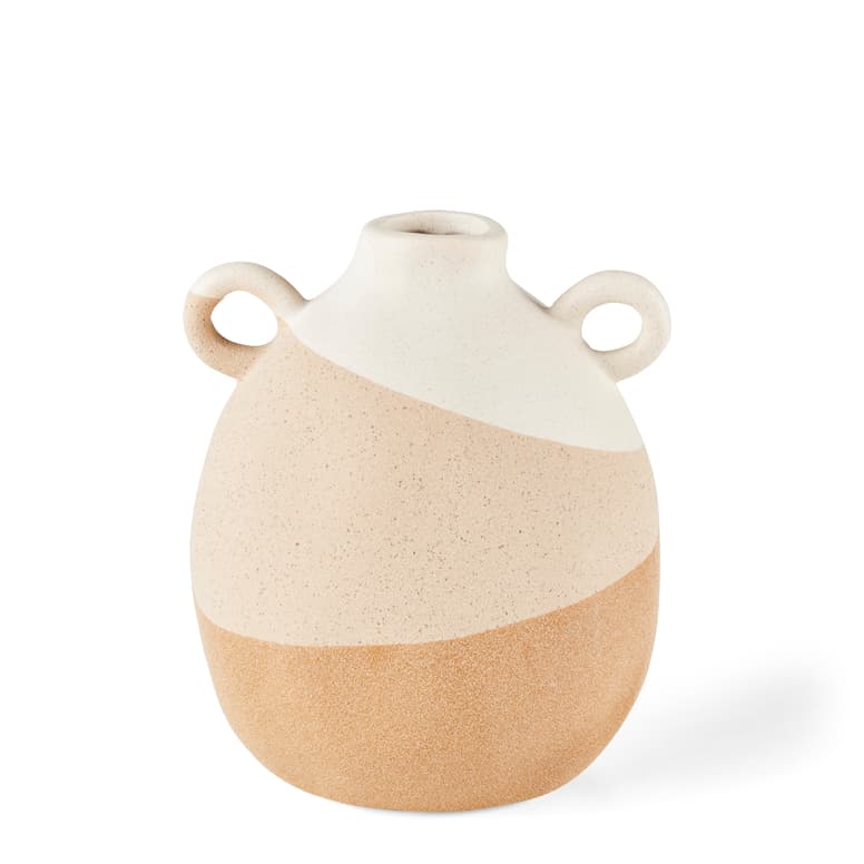 Casa DESERT Vase raw finish, H 19 cm - Ø 16 cm