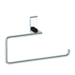 TOWEL HOLDER RING SCREWS OR GLUE ELLA CHROME