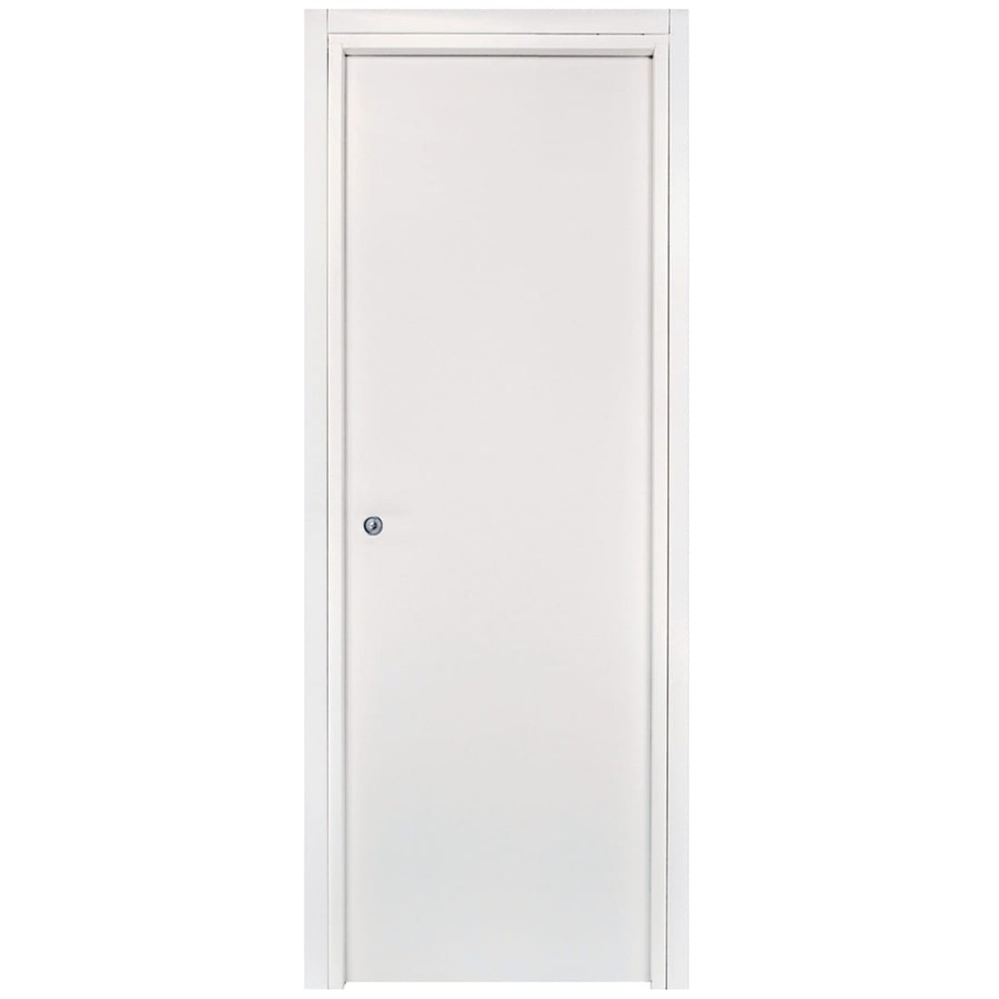 ANNA DOOR WHITE 70X210 CM SLIDING INSIDE WALL CHROME HARDWARE