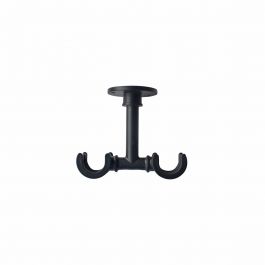 DOUBLE OPEN FACTO CEILING SUPPORT METAL BLACK 6CM D20