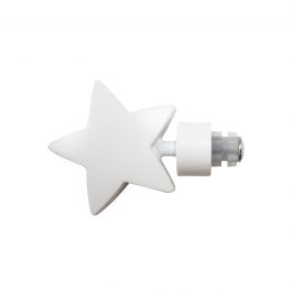 FINIALS ORGANIC STAR METAL MATT WHITE D20