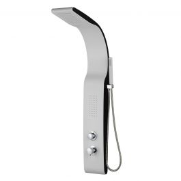 EVODI HYDRO COLUMN WITH MIXER IN ABS COLOUR WHITE AND BLACK