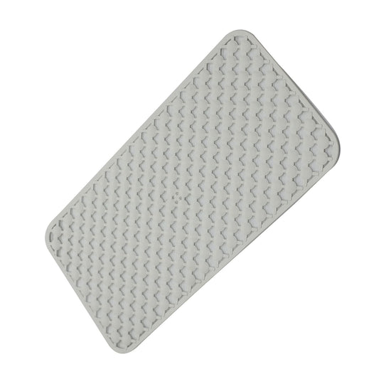 Bricocenter GEOMAG NON-SLIP BATH MAT W 71 D 36 CM RUBBER WHITE