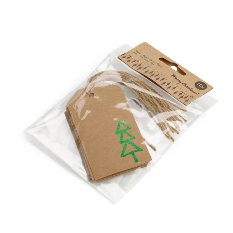 Casa XMAS S/10 LABELS GREEN